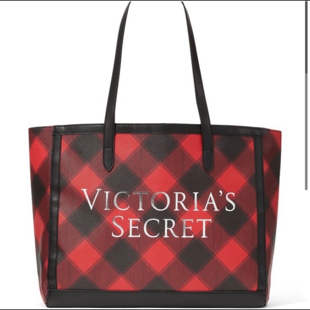 COPY - BRAND NEW W TAGS: Victoria's Secret plaid tote